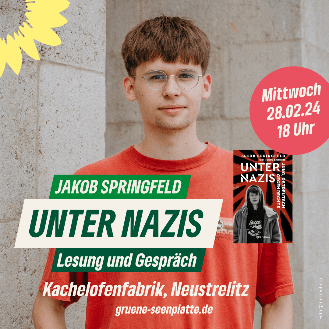 Jakob Springfeld liest Unter Nazis in Neustrelitz