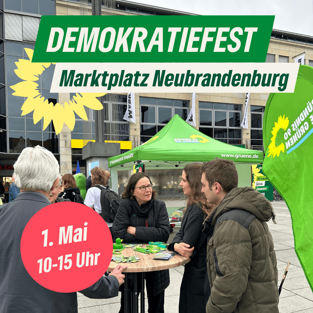 1. Mai Demokratiefest Neubrandenburg
