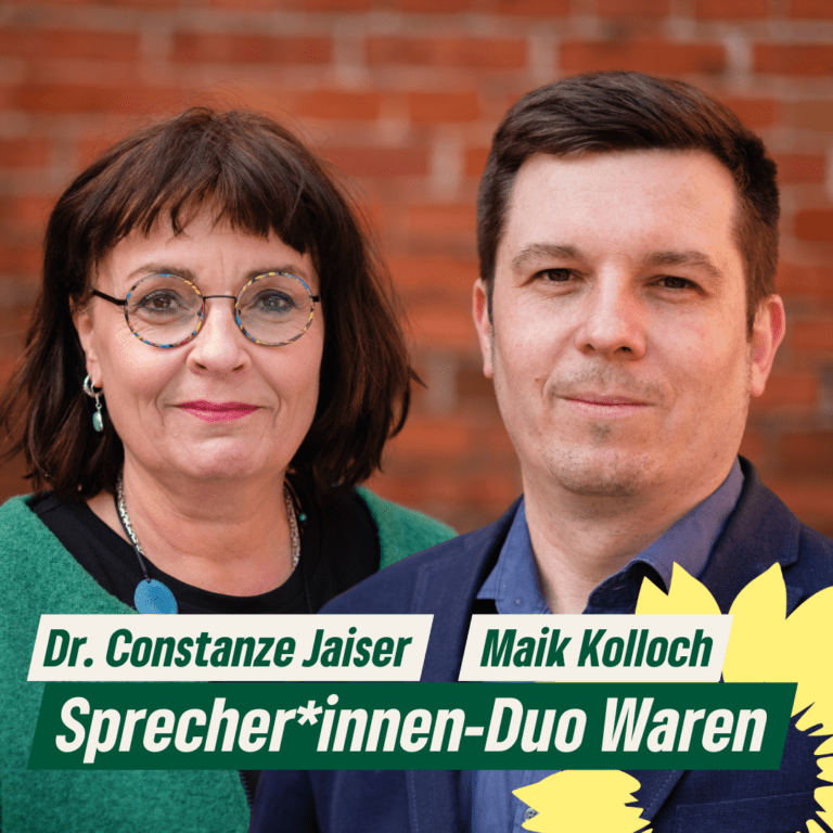 Sprecher*innen-Duo OV Waren (Müritz)