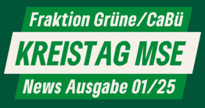 Newsletter Fraktion Grüne/ CaBü 01/2025