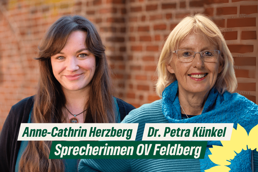Anne-Cathrin Herzberg und Dr. Petra Künkel, OV-Sprecherinnen Feldberg