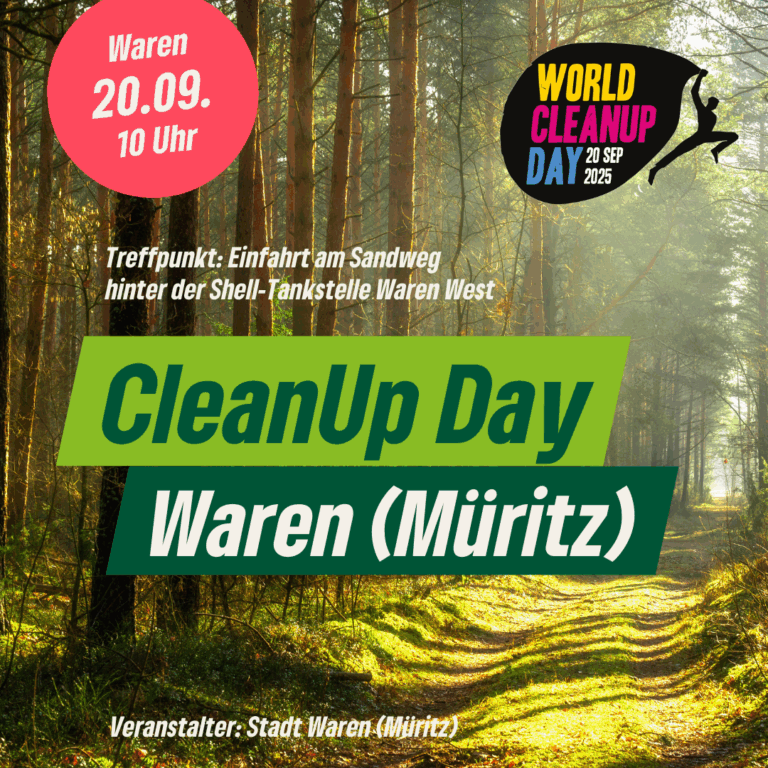CleanUp Day in Waren (Müritz) OV Waren