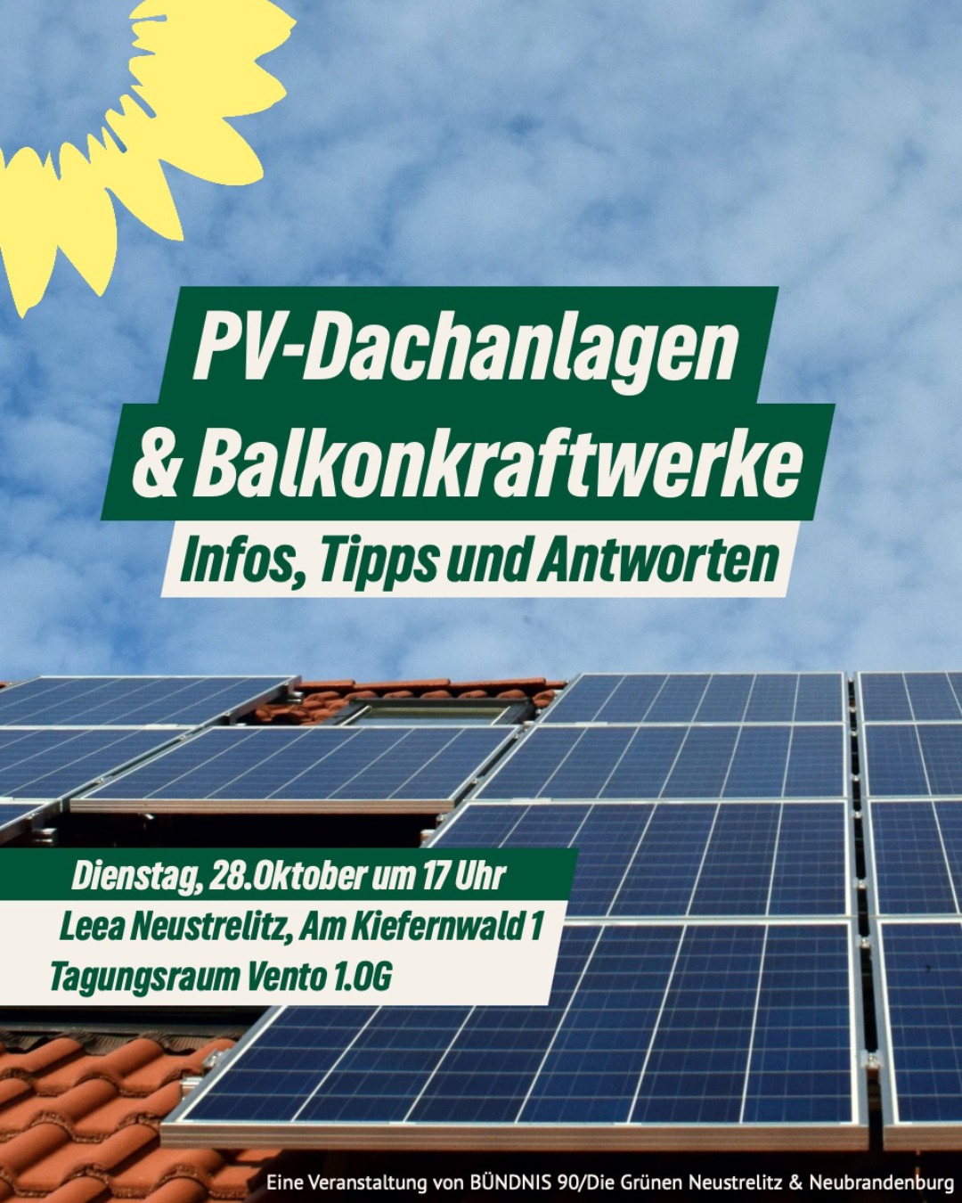Infoabend PV-Dachanlagen und Balkonkraftwerke Neustrelitz