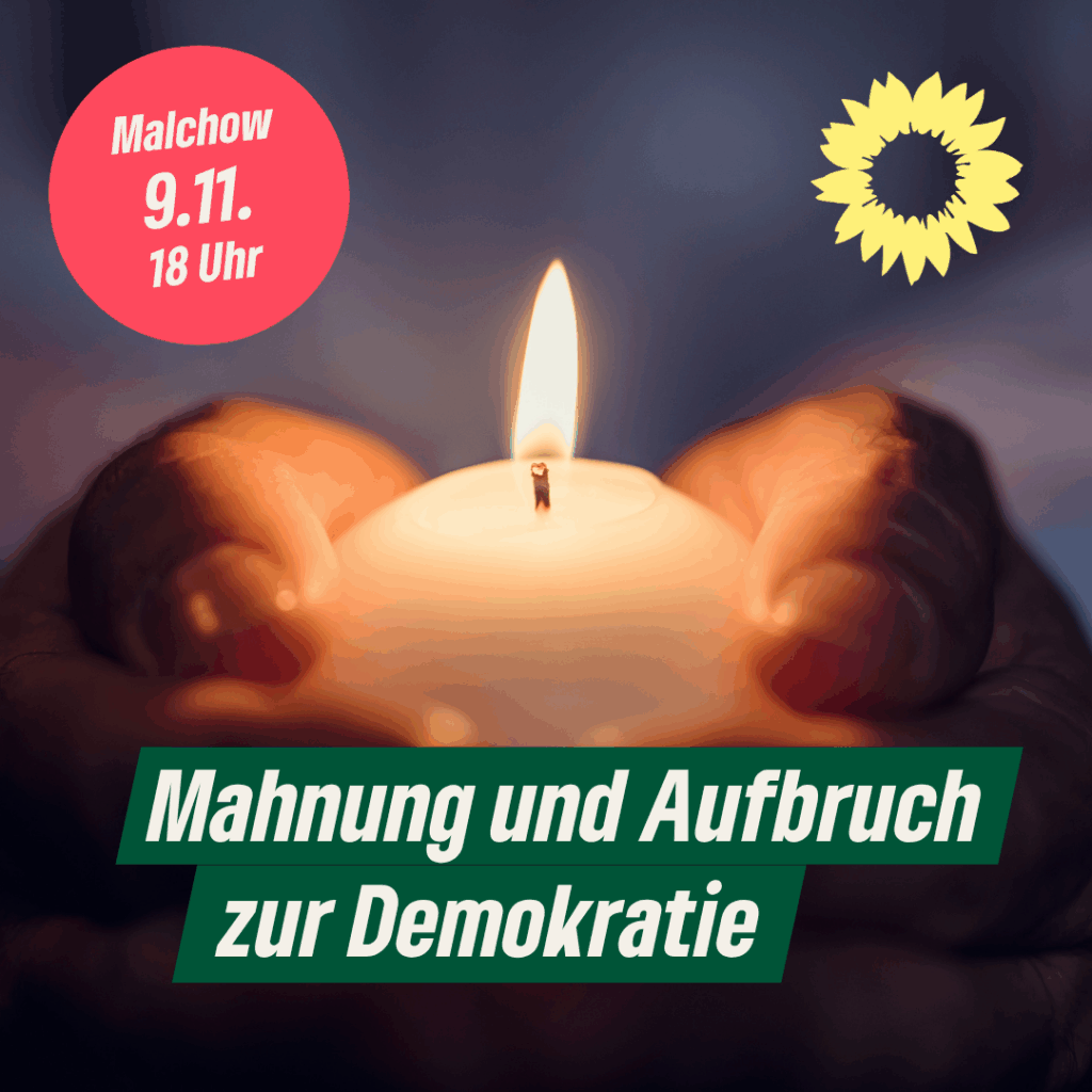Mahnung und Aufbruch zur Demokratie - Kerzenmarsch in Malchow
