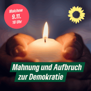 Mahnung und Aufbruch zur Demokratie - Kerzenmarsch in Malchow