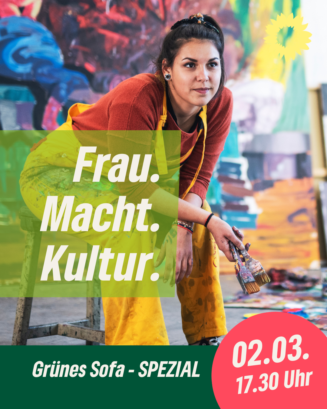 Grünes Sofa SPEZIAL Frau. Macht. Kultur.