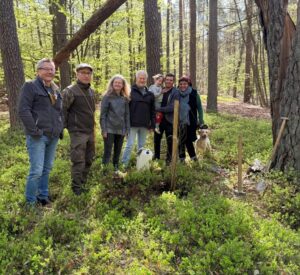 Baumpflanzaktion der GRÜNEN in Waren (Müritz)