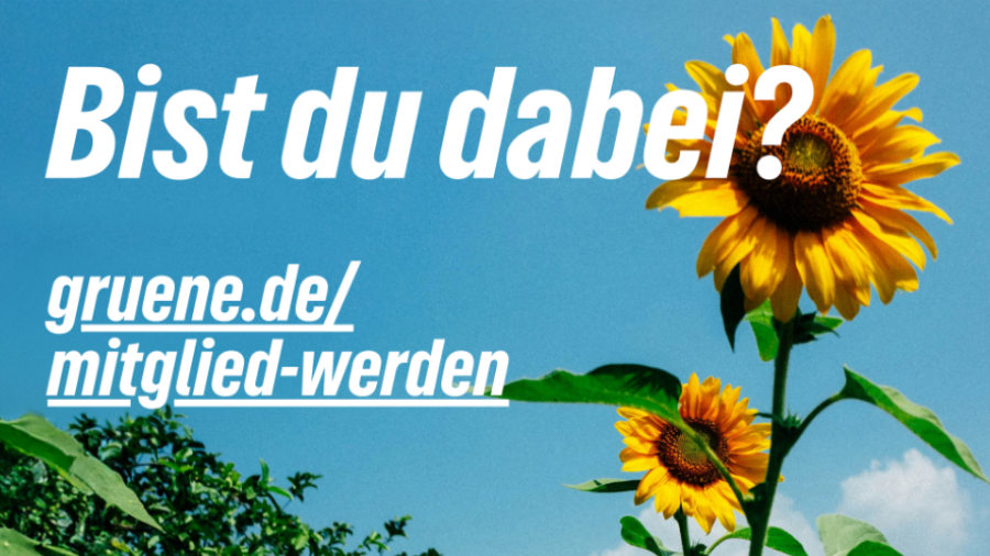 Mitglied werden! BÜNDNIS90/ DIE GRÜNEN